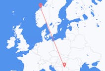 Flights from Kristiansund to Belgrade