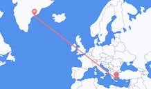 Flyrejser fra Tasiilaq til Santorini