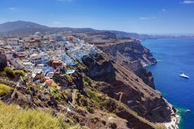 Private Sunset Half Day Tour from Santorini to Volcano & Aspronisi