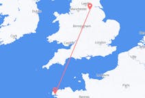 Flights from Brest, France to Doncaster, the United Kingdom