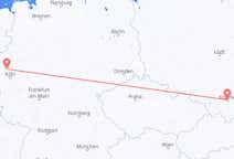 Flyg från Krakow, Polen till Duesseldorf, Tyskland