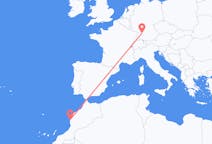 Flyreiser fra Essaouira, Marokko til Stuttgart, Tyskland