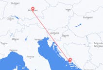 Vluchten van Brač, Kroatië naar München, Duitsland