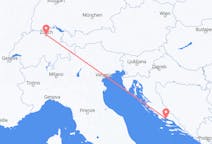 Flights from Split in Croatia to Zürich in Switzerland