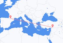 出发地 土耳其出发地 加濟安泰普目的地 法国卢尔德的航班