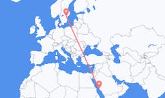 Flights from Jeddah to Norrköping