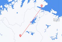 Vluchten van Vadsø naar Kittilä
