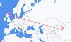 出发地 中国出发地 库尔勒前往苏格兰的阿伯丁的航班