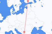 Flug frá Skopje til Helsinki
