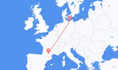 Flights from Toulouse, France to Rostock, Germany
