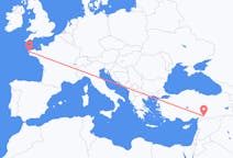 Flights from Gaziantep, Turkey to Brest, France