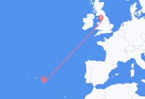 Flights from Santa Maria Island, Portugal to Liverpool, the United Kingdom