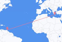 Flüge von Hafen von Spanien, Trinidad und Tobago nach Chania, Griechenland