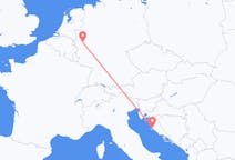 Flyreiser fra Zadar, Kroatia til Köln, Tyskland