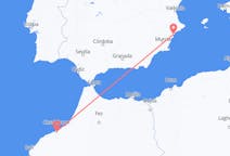 Flyreiser fra Casablanca, Marokko til Alicante, Spania