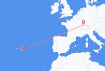 Flights from Ponta Delgada, Portugal to Basel, Switzerland