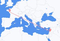 Flyrejser fra Damaskus til Nantes