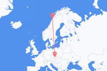 Flyreiser fra Bodø, Norge til Brno, Tsjekkia