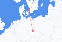 Flights from Prague in Czechia to Copenhagen in Denmark