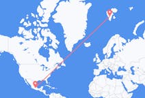 Flyg från Mexico City, Mexiko till Svalbard, Svalbard och Jan Mayen