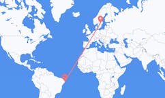 Flyreiser fra Recife, Brasil til Örebro, Sverige