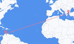 Flights from Riohacha, Colombia to Lemnos, Greece