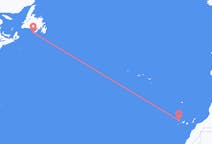 เที่ยวบิน จาก Saint-Pierre, แซงปีแยร์และมีเกอลง ไปยัง La Palma, สเปน