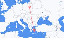 Flights from Radom to Santorini