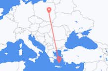 Flyg från Radom till Santorini