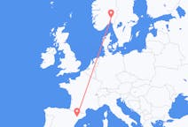 Flights from Lleida, Spain to Oslo, Norway