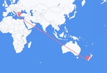 ニュージーランドのから インバーカーギル、ギリシャのへ イラクリオンフライト
