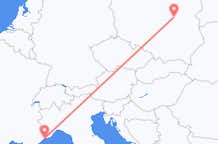Voli from Varsavia, Polonia to Monaco, Monaco