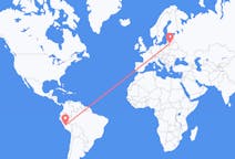 Flights from Jauja, Peru to Kaunas, Lithuania