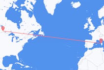 Flyg från Winnipeg, Kanada till Alghero, Italien