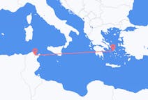 ตั๋วเครื่องบินจากเมืองTunisไปยังเมืองSyros