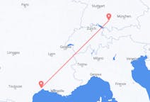 Flights from Montpellier, France to Memmingen, Germany