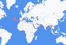 Flights from Dawei Township, Myanmar (Burma) to Ponta Delgada, Portugal