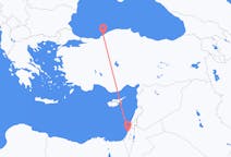 Flyreiser fra Tel Aviv, Israel til Zonguldak, Tyrkia