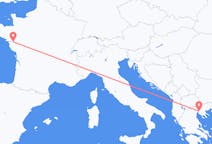 Loty z Nantes, Francja do Saloniki, Grecja