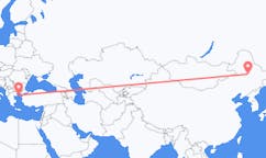 Flights from Daqing, China to Lemnos, Greece