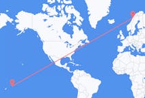 Flyreiser fra Apia, Samoa til Bodø, Norge