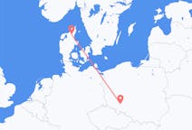 Flyg från Ålborg, Danmark till Wrocław, Polen