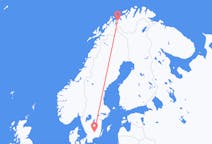 Flights from Sørkjosen, Norway to Växjö, Sweden