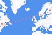 Flights from from Montreal to Joensuu