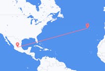 Flyrejser fra Leon, Mexico til Terceira, Portugal
