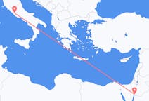 Flyrejser fra Akaba til Rom