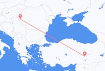 Vluchten van Malatya, Turkije naar Timișoara, Roemenië
