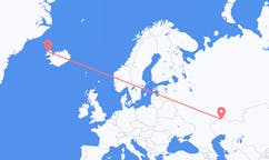 Flights from the city of Oral, Kazakhstan to the city of Ísafjörður, Iceland