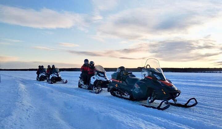 Snowmobile and Ice Fishing Experience