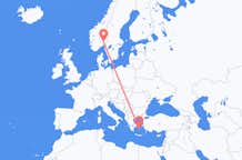 Flights from Parikia to Oslo